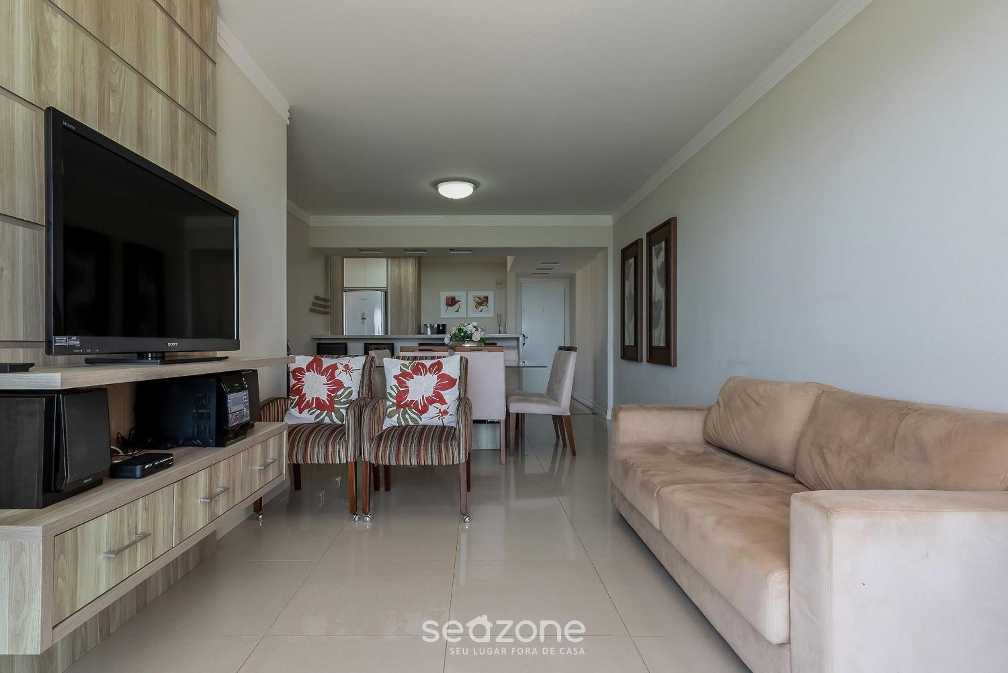 Apto Aconchegante 3q Com Varanda Vista Mar Cet1702 * Balneario Camboriu
